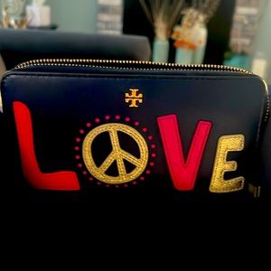 Tory Bruch full size love wallet.